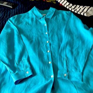 EUC J Jill linen top size 2x… no signs of wear only worn a few times!